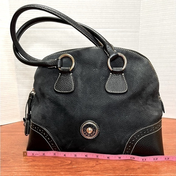 Dooney & Bourke Handbags - Dooney & Bourke Black Medium Domed Satchel